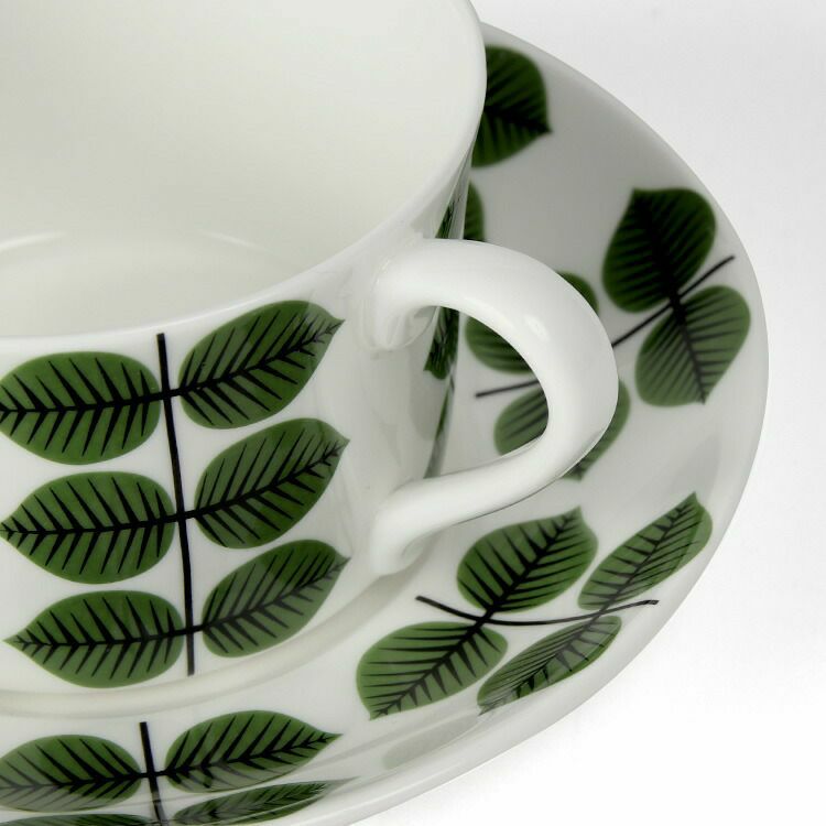 グスタフスベリ（Gustavsberg） ベルソ/Bersa ティーカップ＆ソーサー + プレート 22cm 【復刻版】