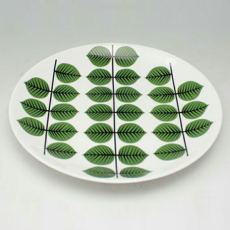 グスタフスベリ（Gustavsberg） ベルソ/Bersa ティーカップ＆ソーサー + プレート 22cm 【復刻版】