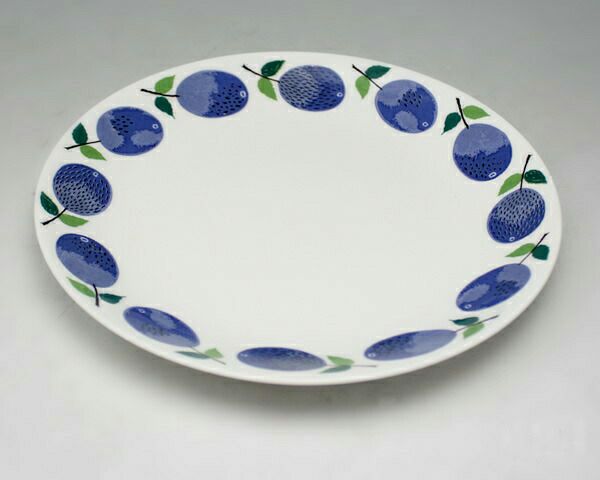 グスタフスベリ（Gustavsberg） プルーヌス/Prunus コーヒーカップ＆ソーサー + プレート 22cm 【復刻版】