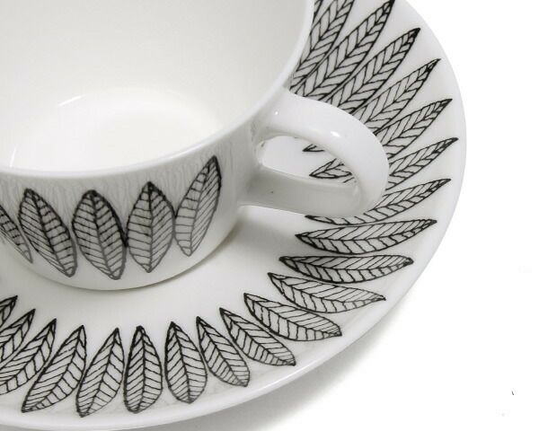 グスタフスベリ（Gustavsberg） サリックス/Salix コーヒーカップ＆ソーサー + プレート 18cm 【復刻版】