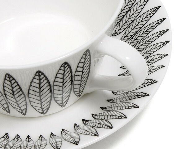 グスタフスベリ（Gustavsberg） サリックス/Salix ティーカップ＆ソーサー + プレート 22cm 【復刻版】