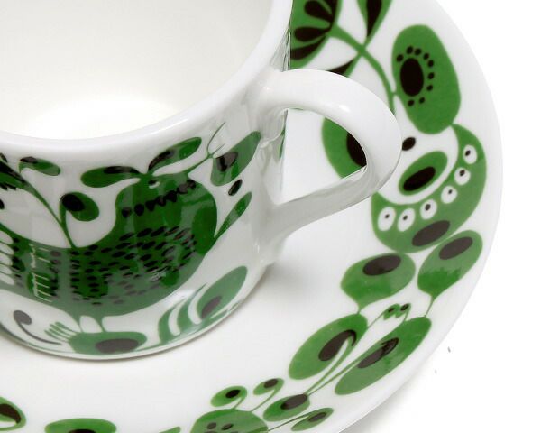 グスタフスベリ（Gustavsberg） チュールチュール/Turtur コーヒーカップ＆ソーサー + プレート 22cm 【復刻版】