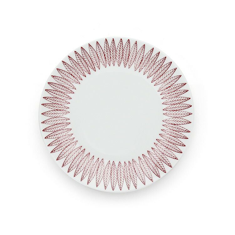 グスタフスベリ（Gustavsberg） サリックス/Salix レッド コーヒーカップ＆ソーサー + プレート 18cm 【復刻版】