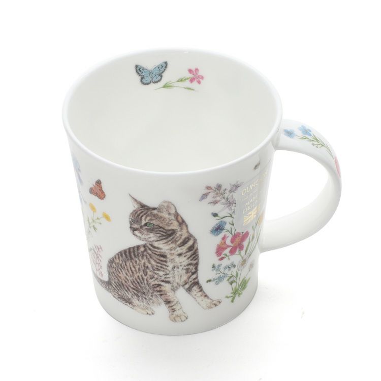 ダヌーン（Dunoon） マグカップ LOMOND フラワーキャット トラ猫