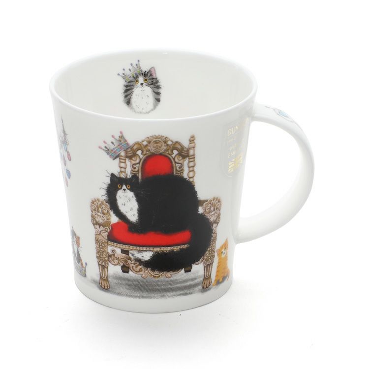 ダヌーン（Dunoon） マグカップ LOMOND 王らしき黒白猫