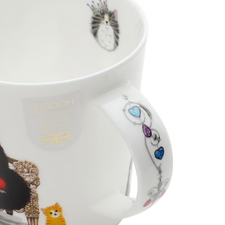 ダヌーン（Dunoon） マグカップ LOMOND 王らしき黒白猫