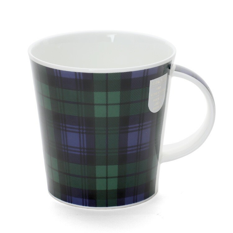 ダヌーン（Dunoon） マグカップ CAIRNGORM タータンチェック グリーン