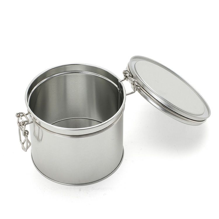 サイドバイサイド（SIDE BY SIDE） シルバー ブリキのお茶缶 3点セット