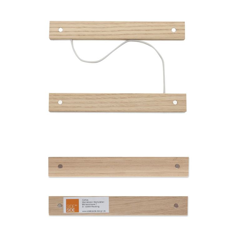 サイドバイサイド（SIDE BY SIDE） オーク ポスターハンガー A5サイズ