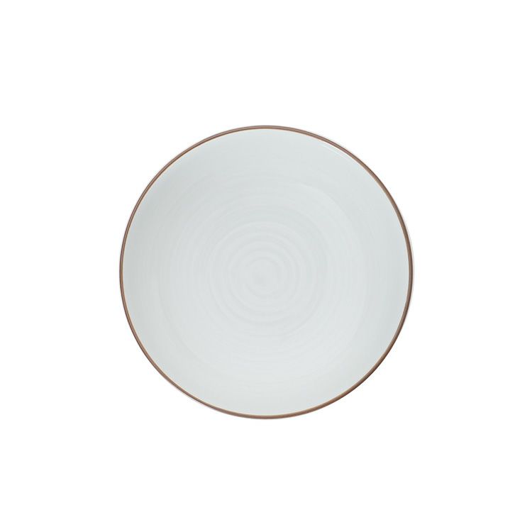 白山陶器 白磁千段 小鉢 12cm