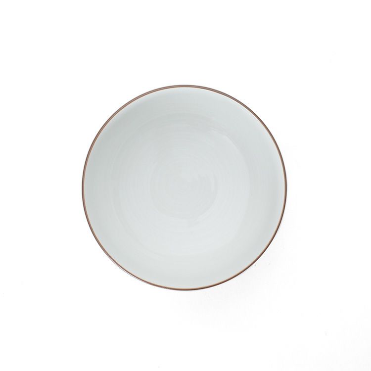 白山陶器 白磁千段 汁碗 12cm