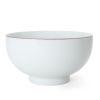 白山陶器 白磁千段 6寸深めん丼 18.5cm