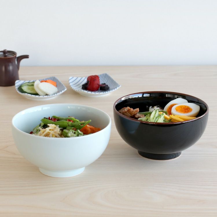 白山陶器 5寸深めん丼 16cm