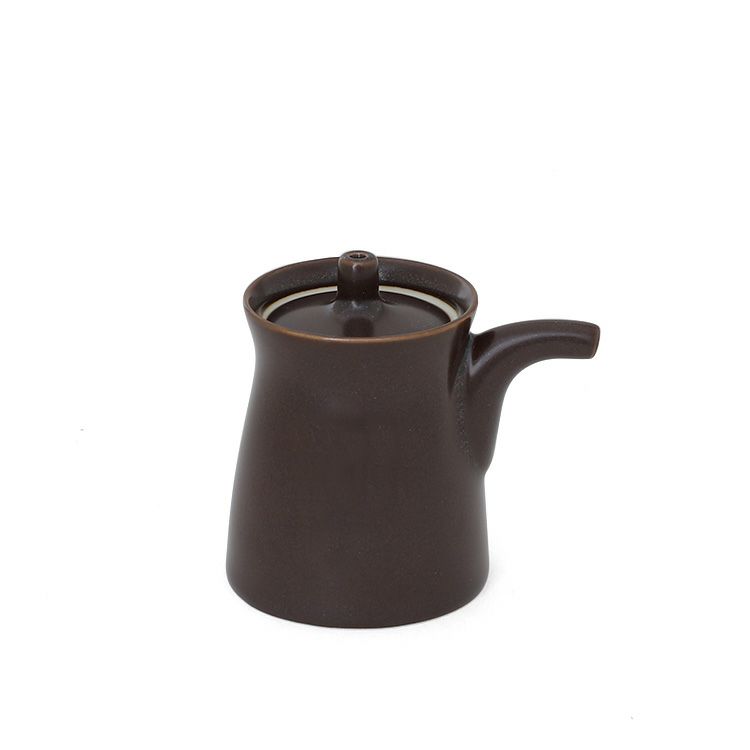 白山陶器 G型しょうゆさし 鉄砂 小サイズ