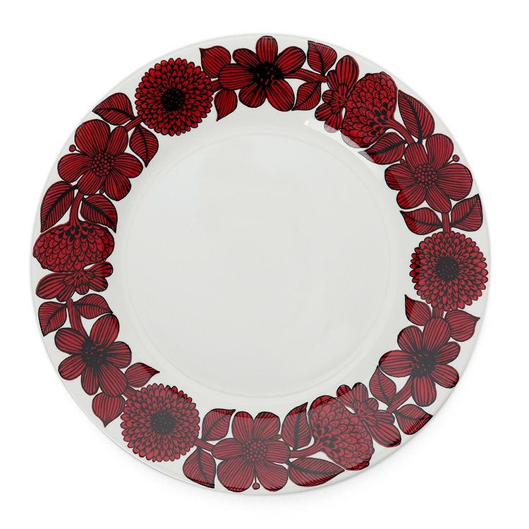グスタフスベリ（Gustavsberg） レッドアスター/Red Aster プレート 28ｃｍ
