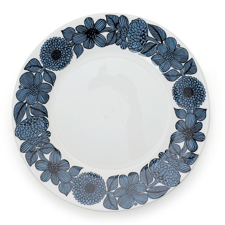 グスタフスベリ（Gustavsberg） ブルーアスター/Blue Aster プレート 28ｃｍ