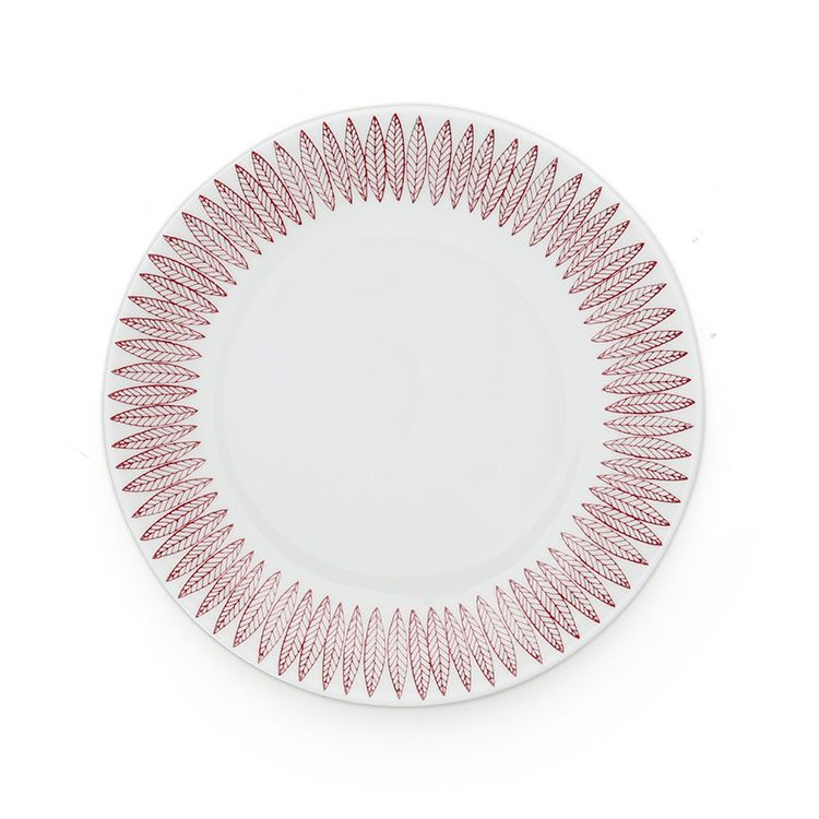 グスタフスベリ（Gustavsberg） サリックス/Salix レッド プレート 22cm