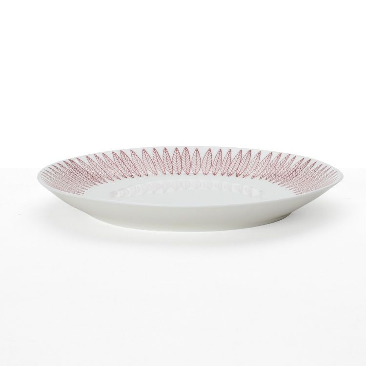 グスタフスベリ（Gustavsberg） サリックス/Salix レッド プレート 22cm