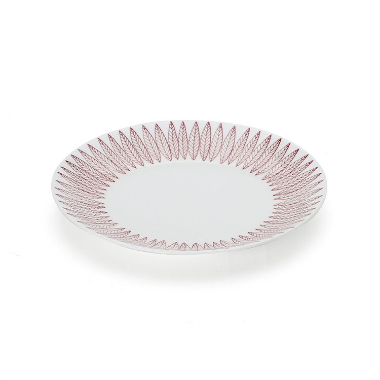 グスタフスベリ（Gustavsberg） サリックス/Salix レッド プレート 18cm