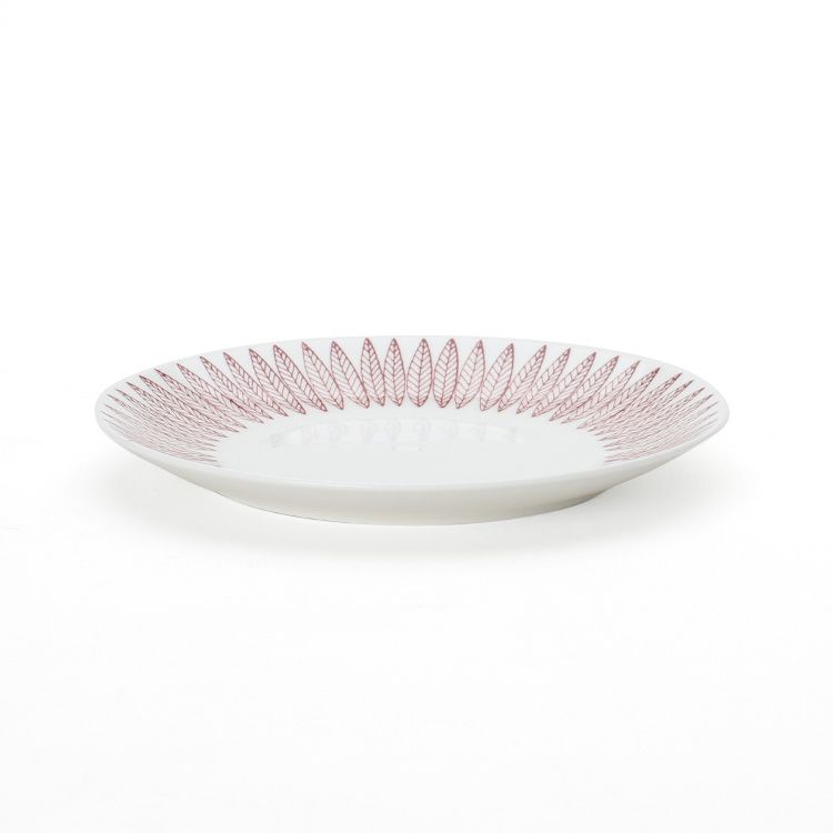 グスタフスベリ（Gustavsberg） サリックス/Salix レッド プレート 18cm