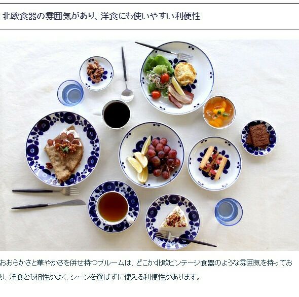 白山陶器 ブルーム ボウル LLサイズ 21.5cm