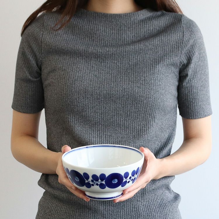 白山陶器 ブルーム 丼 16.5cm