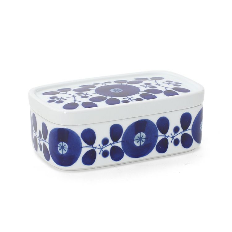 白山陶器 ブルーム バターケース 15cm