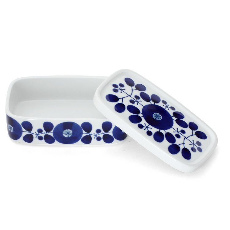 白山陶器 ブルーム バターケース 15cm