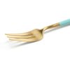 クチポール（Cutipol） ゴア/GOA ターコイズマットゴールド ケーキフォーク