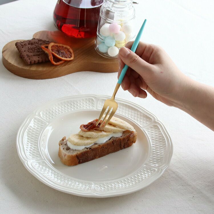 クチポール（Cutipol） ゴア/GOA ターコイズマットゴールド ケーキフォーク