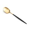 クチポール（Cutipol） ナウ/NAU ブラックマットゴールド ディナースプーン