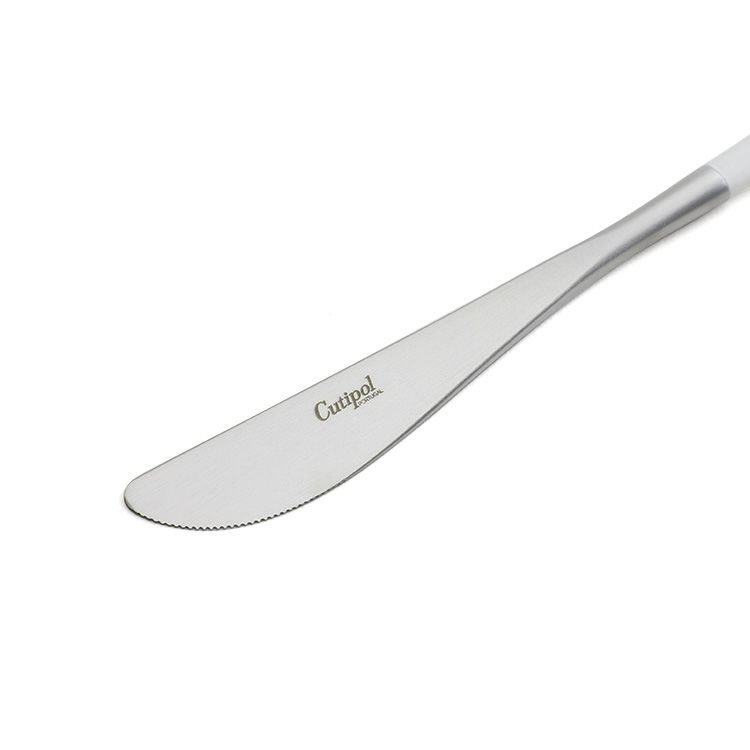 クチポール（Cutipol） ナウ/NAU ホワイト ディナーナイフ/テーブルナイフ