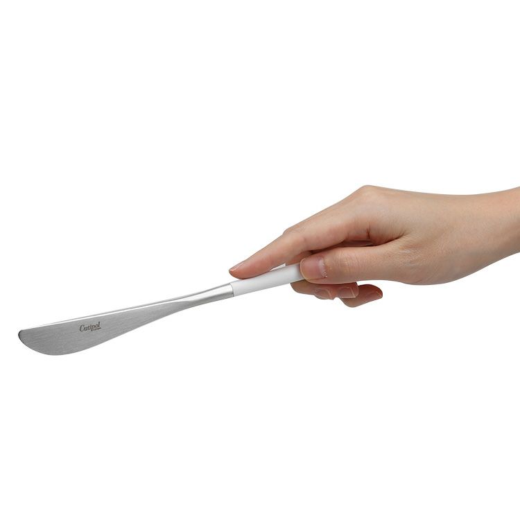 クチポール（Cutipol） ナウ/NAU ホワイト ディナーナイフ/テーブルナイフ