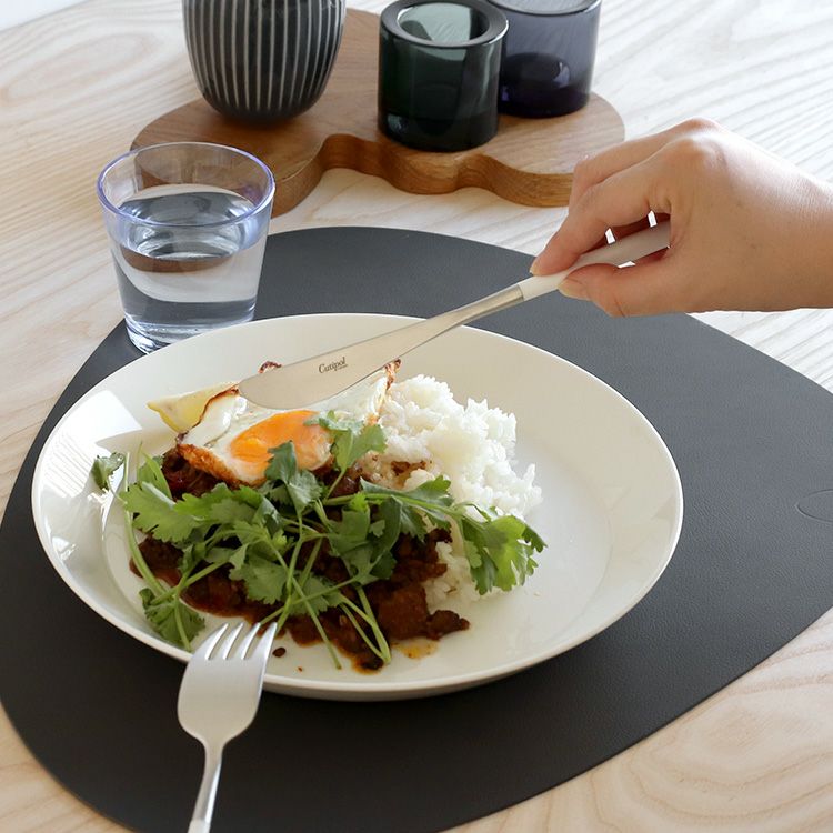 クチポール（Cutipol） ナウ/NAU ホワイト ディナーナイフ/テーブルナイフ