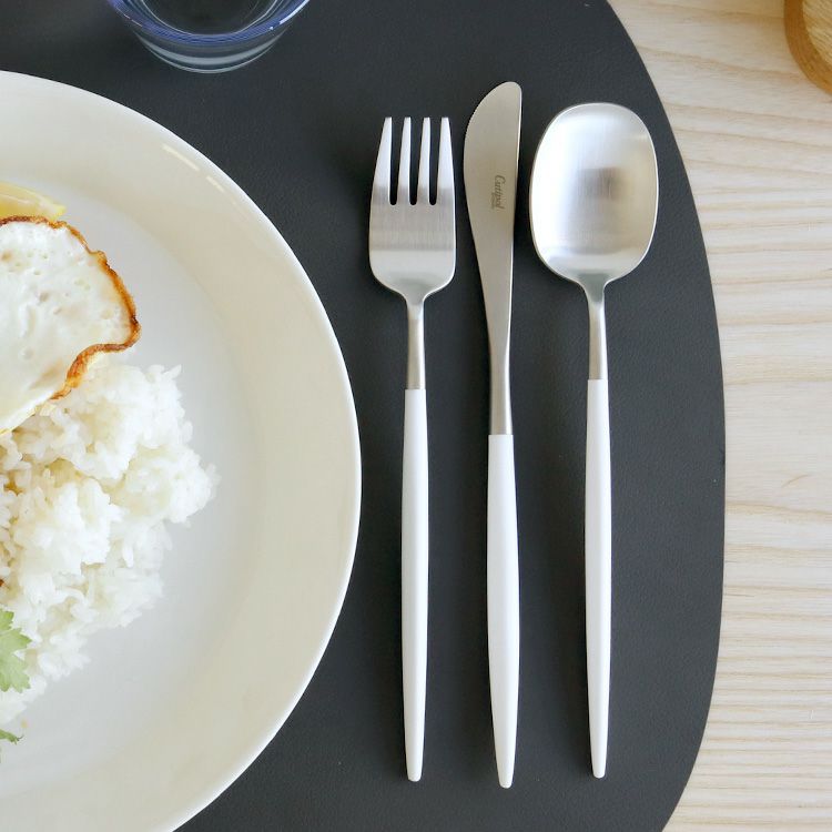 クチポール（Cutipol） ナウ/NAU ホワイト ディナー3点セット