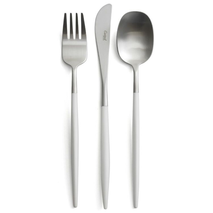 クチポール（Cutipol） ナウ/NAU ホワイト ディナー3点セット