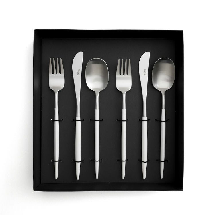 クチポール（Cutipol） ナウ/NAU ホワイト ディナー6点セット 化粧箱付