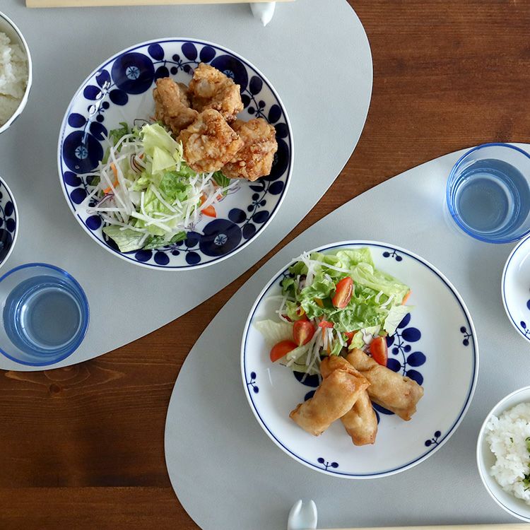 白山陶器 ブルーム プレート Mサイズ 19.5cm