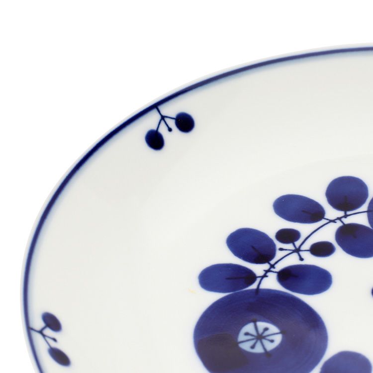 白山陶器 ブルーム プレート Mサイズ 19.5cm
