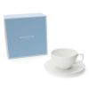 ウェッジウッド（WEDGWOOD） ジオ/Gio ホワイト ティーカップ＆ソーサー 340mｌ