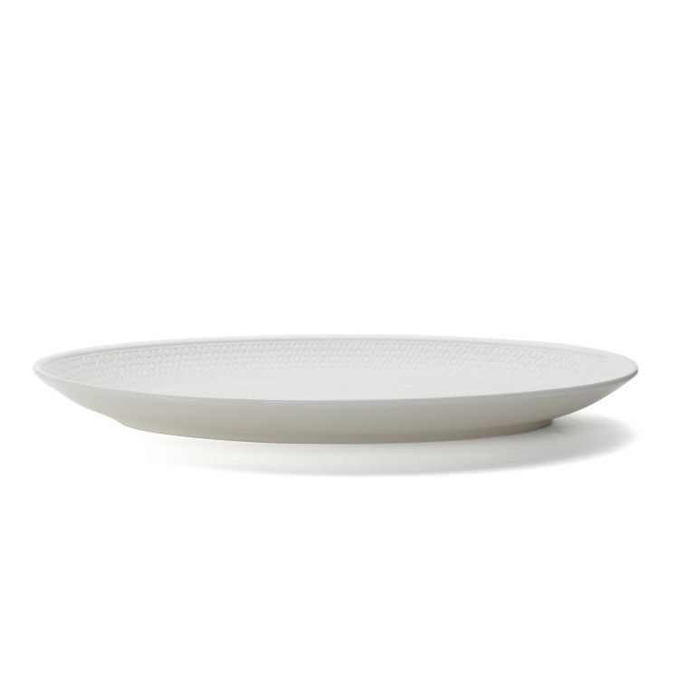 ウェッジウッド（WEDGWOOD） ジオ/Gio ホワイト オーバルディッシュプレート 26cm