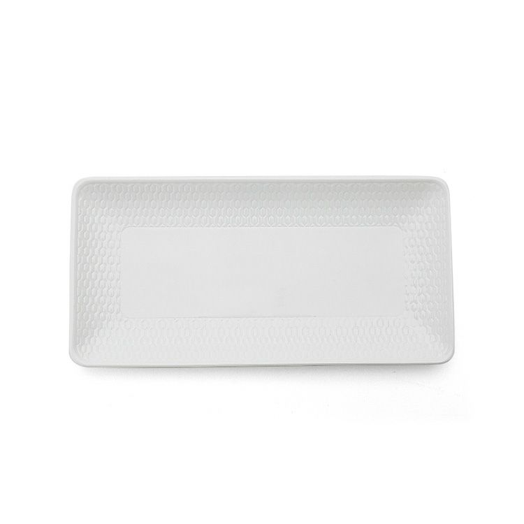 ウェッジウッド（WEDGWOOD） ジオ/Gio ホワイト ロングトレイ 21cm