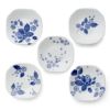 ウェッジウッド（WEDGWOOD） ストロベリー ブルーム インディゴ ソイディッシュ 5枚セット 9cm