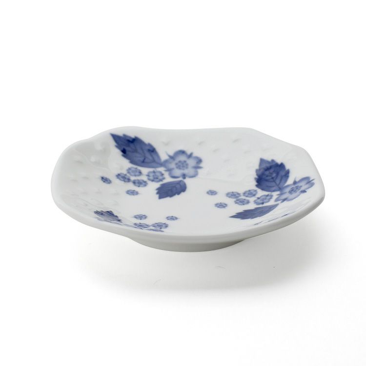 ウェッジウッド（WEDGWOOD） ストロベリー ブルーム インディゴ ソイディッシュ 5枚セット 9cm