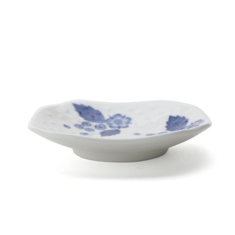 ウェッジウッド（WEDGWOOD） ストロベリー ブルーム インディゴ ソイディッシュ 5枚セット 9cm