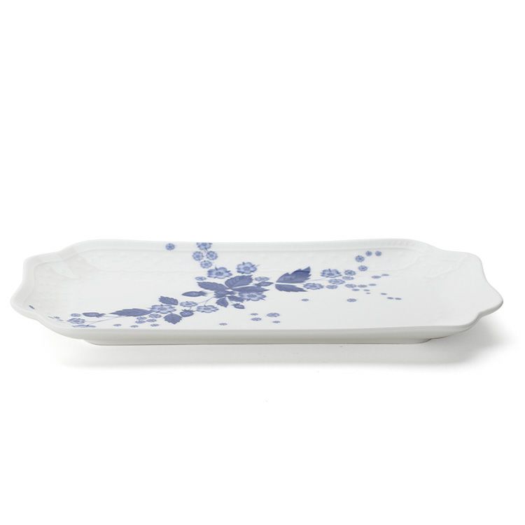 ウェッジウッド（WEDGWOOD） ストロベリー ブルーム インディゴ フィッシュディッシュ 25.5cm