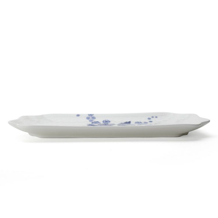 ウェッジウッド（WEDGWOOD） ストロベリー ブルーム インディゴ フィッシュディッシュ 25.5cm