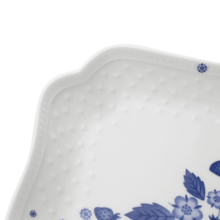 ウェッジウッド（WEDGWOOD） ストロベリー ブルーム インディゴ フィッシュディッシュ 25.5cm