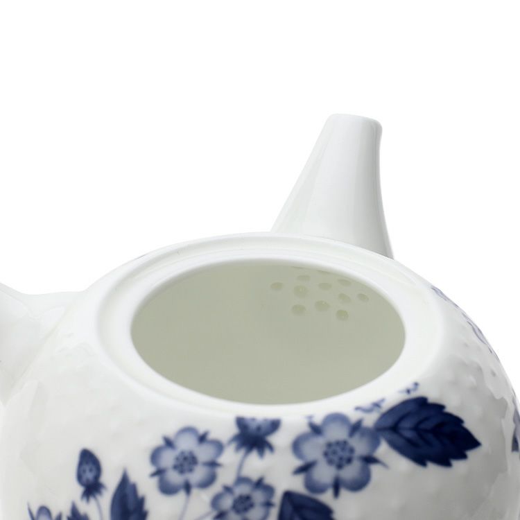 ウェッジウッド（WEDGWOOD） ストロベリー ブルーム インディゴ ジャパニーズティーポット