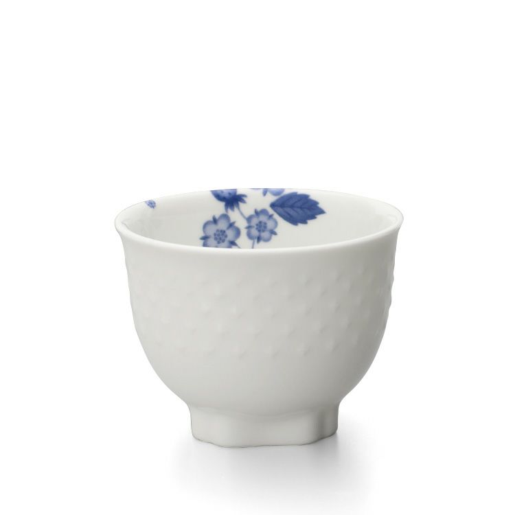 ウェッジウッド（WEDGWOOD） ストロベリー ブルーム インディゴ ジャパニーズティーカップ